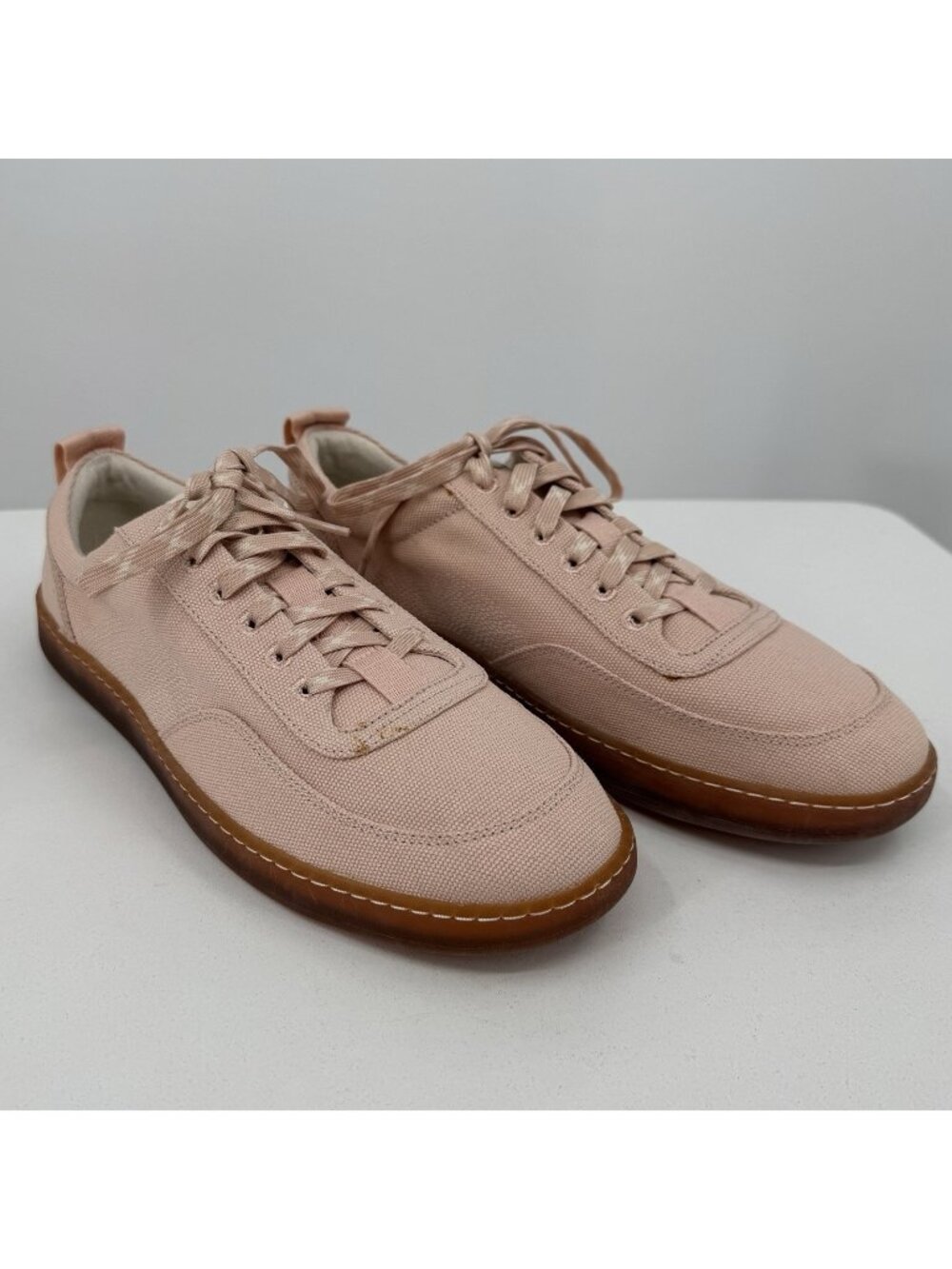 Everlane Tread Bare Sneaker size 13 Women's in Pink Canvas Classic Lace-up Shoes